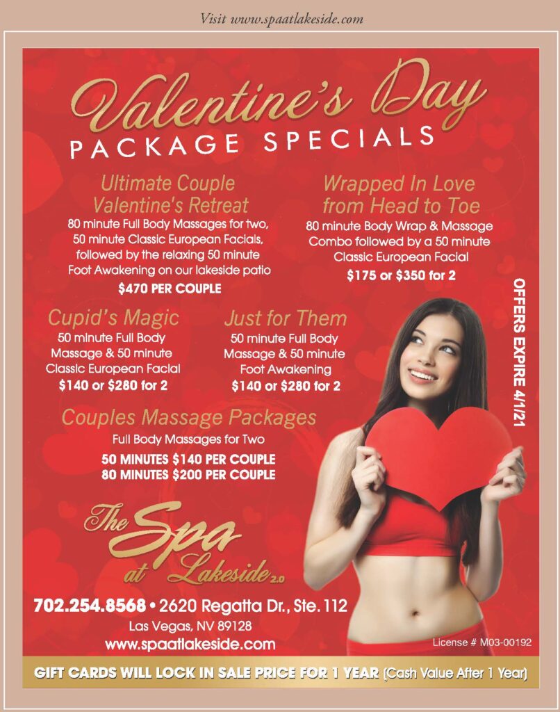 Specials And Add Ons Spa Las Vegas Spa At Lakeside 2 0