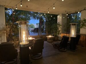 Back Patio with lake view 